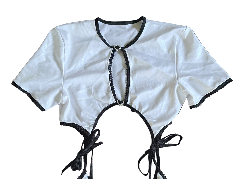 Midriff Tie Two Piece TOP